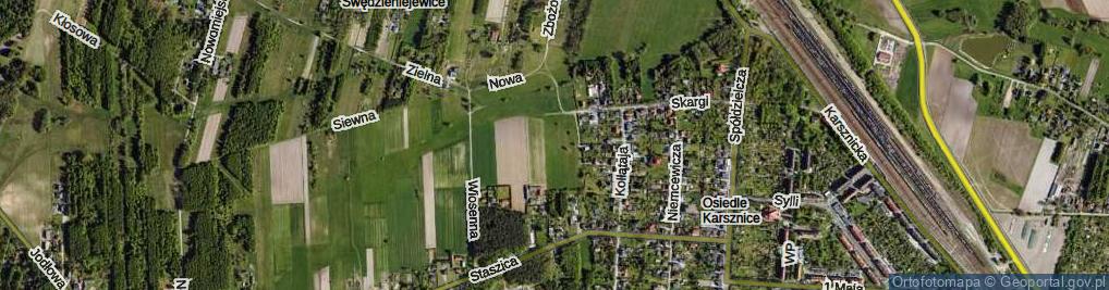 Zdjęcie satelitarne Witosa Wincentego ul.